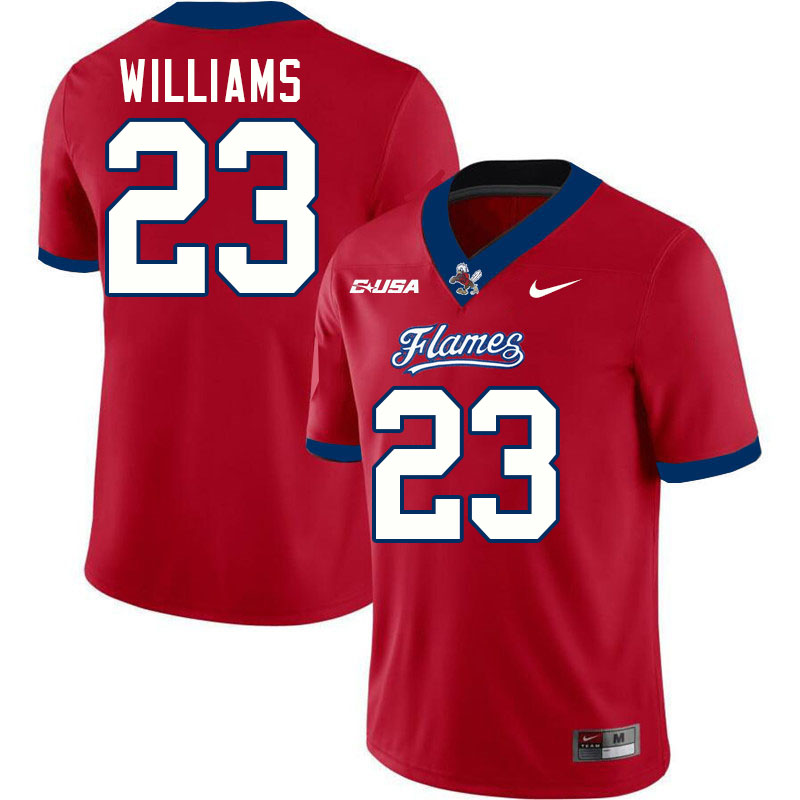 Liberty Flames #23 Caden Williams College Football Jerseys Stitched-Red